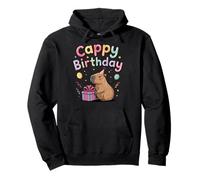 Capybara Lovers Birthday Cappy Happy Birthday Party Sudadera con Capucha