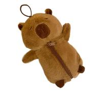 Capybara Makeup Bag, Cartoon Pencil Pouch Case, Zipper Storage Box, Cute Capybara School Supplies, Perfect for Pens, Pencils, Erasers, and Stationery Organization, 9.45in, Atributo único,