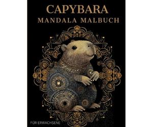 Capybara Mandala Malbuch: Capybara Ausmalbuch mit Mandala-Motiven für Erwachsene
