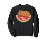 Capybara Melon Rodents Summer Fruits Watermelon Capybara Sudadera