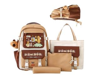 Capybara - Mochila de gran capacidad, estuche escolar, mochila para la escuela, para niños, estudiantes, hogar, aula, dormitorio, viajes, exteriores, camping, cumpleaños, a, Siehe Beschreibung