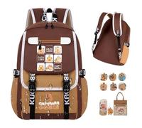 Capybara Mochila para Escuela - Gran Mochila Set Capybara,Papelería Impermeable para Estudiantes de Primaria Niños Adolescentes Preescolares Estudiantes Halloween, a, Siehe Beschreibung