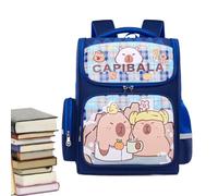 Capybara - Mochila para la escuela, mochila Capybara para niños, impermeable, de gran capacidad, con división, para niñas, escuela primaria, preescolar, jardín de infantes, viajes, compras