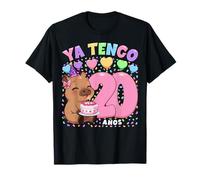 Capybara Niña 20 Cumpleaños | Carpincho Ya Tengo 20 Años Camiseta