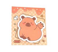 Capybara - Notas adhesivas para planificadores de Capybara, 30 hojas, almohadillas de notas estéticas, bonito diseño para escritorio, pared, mochila, trabajo, niños, adultos, niñas, fiestas