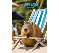 Capybara on the Beach - Lined Notebook 6x9 | 120 Pages: JURNAL