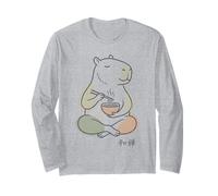 Capybara Peaceful Zen Ramen Noodle Minimalista Sabi WABI Manga Larga