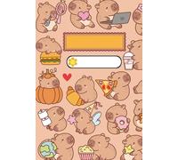 Capybara Peach Dreams: Cute Pastel Notebook for Journaling, Sketching, and Everyday Notes: Aesthetic Kawaii Capybara Journal with Matte Cover and 120 ... for Students, Creatives, and Daily Writing