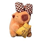 Capybara Peluche linda Capybara | Decoración del hogar del coche Pequeño Capybara,Adorno del coche, peluches de animales, decoraciones realistas del tablero de instrumentos, vuelo