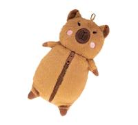 Capybara Pen Case, Capybara Pencil Pouch - Lápiz de almacenamiento de peluche Case de lápiz,Bolsa de maquillaje de papelería linda, soporte de lápiz de gran capacidad, suministros escolares para viaje