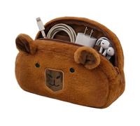 Capybara Pencil Case - Cute Plush Pen Box | Cute Capybara Plush Pencil Case With Zipper For Pens And Stationery Storage, Perfect For Kids, Students, School Supplies, College And Daily Organization