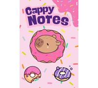 Capybara Pink Sweet Donut Notebook - 6x9 Inch | 100 Blank Pages with Cute Donut Design on Each Page: Fun Kawaii Sketchbook & Journal for Girls, Teens, Women, and Donut-Loving Capybara Fans