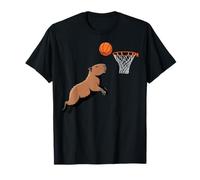 Capybara Playing Sports Wild Animal Rodents Basketball Camiseta