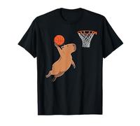 Capybara Playing Sports Wild Animal Rodents Basketball Camiseta
