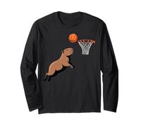 Capybara Playing Sports Wild Animal Rodents Basketball Manga Larga