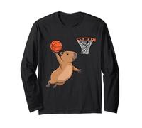 Capybara Playing Sports Wild Animal Rodents Basketball Manga Larga