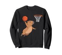 Capybara Playing Sports Wild Animal Rodents Basketball Sudadera
