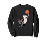 Capybara Playing Sports Wild Animal Rodents Basketball Sudadera