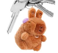 Capybara Plush - 62g Stuffed Capybaras Toy With Tiny Bag, Capybara Plush Toy, Cuddly Stuffed Animal For Kids, Cute Stuff Animal For Boys And Girls At Birthday Easter Valentine's Day Gift,Cute