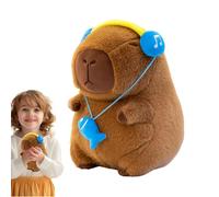 Capybara Plush, Capybara | Cartoon Home Decor Animal Doll - Soft Brown Capybara Polvite Plugne Almohadilla de peluche para familiares, amigos, adultos, mujeres, niños
