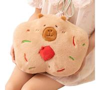 Capybara Plush, Christmas Cookie Stuffed Toy, Gingerbread Design, Ultra Soft Fabric, Excellent for Kids, Adults, Sofa Décor, Bedroom Accent, Birthday, Valentines, Party Favors