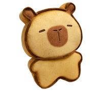 Capybara Plush Doll - Cartoon Toast Capybara Stuffed Decor, Lovely Appearance Plush Animal Toy, Kids Room Decoration Piece, Home Softness Kit with Ultra-Soft Fabric, Stress Relief Tool for Comfort