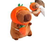 Capybara Plush: Juguete De Suave Con Tema De Vegetales, Linda Muñeca De Felpa Con Sombrero Y Bolso Desmontable, Adorable Juguete De Almohada De 28 Cm Para Niños Y Adultos, Acento Decorativo Ac