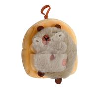 Capybara Plush Keychain Cute Coin Bag colgante, Animal Plush Pouch Bag, Portable Soft Purse, Funny Capybara Accessory, Small Wallet Llavero, Plush Animal Coin Purse, For Animal Lovers, Adorable, b, Se