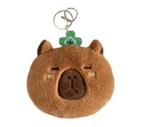 Capybara Plush Monedero - Monedero Capybara Monedero, Lindo Divertido Capybara Cuento de Felpa | Bolsa de Moneda Multifuncional, Adorable Capybara Llavero Llavero, verde, ver descripción, Ver