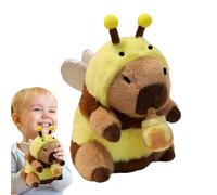 Capybara Plush, Soft Plush Stuffed Animal Pillow, 7.87in Huggable Throw Pillows, Adorable Pet Buddy for Home Decor, for Graduation, Christmas, Birthday, and More