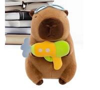 Capybara Plush Toy - Capybara with Turtle Backpack | Brown Stuffed Animal Decor Gift for Children Adults and Fans Simulation Animal Toy Cute for Adults as as a