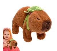 Capybara Plush with Turtle Backpack - Electric Stuffed Animal Toy