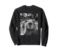 Capybara Pool Selfie Axolotl Summer Vacation Sudadera