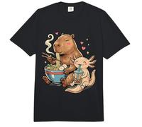 Capybara Ramen Axolotl Boba Kawaii Animales Monos Comfort Colors Adult Heavyweight T-Shirt