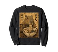 Capybara Ramen Noodles Ukiyo-e Japanese Art Poster Sudadera