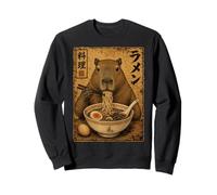 Capybara Ramen Noodles Ukiyo-e Japanese Art Poster Sudadera