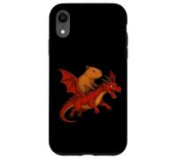 Capybara Red Dragon Riding Zoo Day Animal Lover Niños Niñas Carcasa para iPhone XR