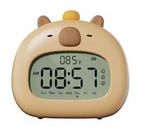 Capybara - Reloj Despertador Digital con luz Nocturna, Reloj de Entrenamiento para Dormir para niños, Brillo Ajustable, diseño de Animales para Dormitorio de niños, decoración del hogar y
