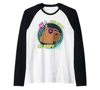CAPYBARA RETRO - DIVERTIDO - NO TE PREOCUPES SER CAPPY Camiseta Manga Raglan