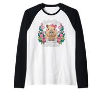 Capybara Rodents Kids Just A Girl Who Loves Capybaras Camiseta Manga Raglan