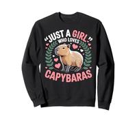 Capybara Rodents Kids Just A Girl Who Loves Capybaras Sudadera