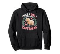 Capybara Rodents Kids Just A Girl Who Loves Capybaras Sudadera con Capucha