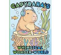 Capybara’s Whimsical Wonder-World: A Bold and Easy Coloring Book of Stoic Adventures and Surreal Scenes (The Whimsical World Collection)