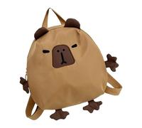 Capybara School Bag, Cute Animal Backpack Kids Adults, 14.96x12.99x4.33 Pulgadas Funny Stylish Lightweight Bookbag with Large Capacity for Tablets, Stationery and Travel Necessity, multicolor, L, Ver