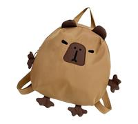 Capybara School Bag, Cute Animal Backpack Kids Adults, 14.96x12.99x4.33 Pulgadas Funny Stylish Lightweight Bookbag with Large Capacity for Tablets, Stationery and Travel Necessity, multicolor, S, Ver