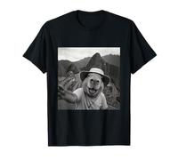 Capybara Selfie Machu Picchu, Divertido diseño de Viaje Camiseta