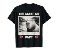 Capybara Selfie Make Me Capy Hombres Mujeres Niños Camiseta