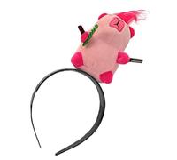 Capybara Skincare Diadema - 12 cm lindo cabello, banda ancha, banda de maquillaje de animales con diseño realista | Accesorio de spa para mujeres para lavar la cara, ciclismo, Navidad, diario y ropa d