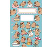 Capybara Sky Moods: Light Blue Pastel Notebook for Journaling, Writing, and Soft Organization: Kawaii Cute Journal with Matte Softcover and 120 Lined ... Animal Lovers, and Everyday Creativity
