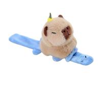 Capybara Slap Bracelet - Cute Plush Animal Wristband, Fun Toy Hugger